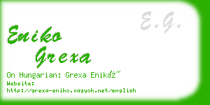 eniko grexa business card